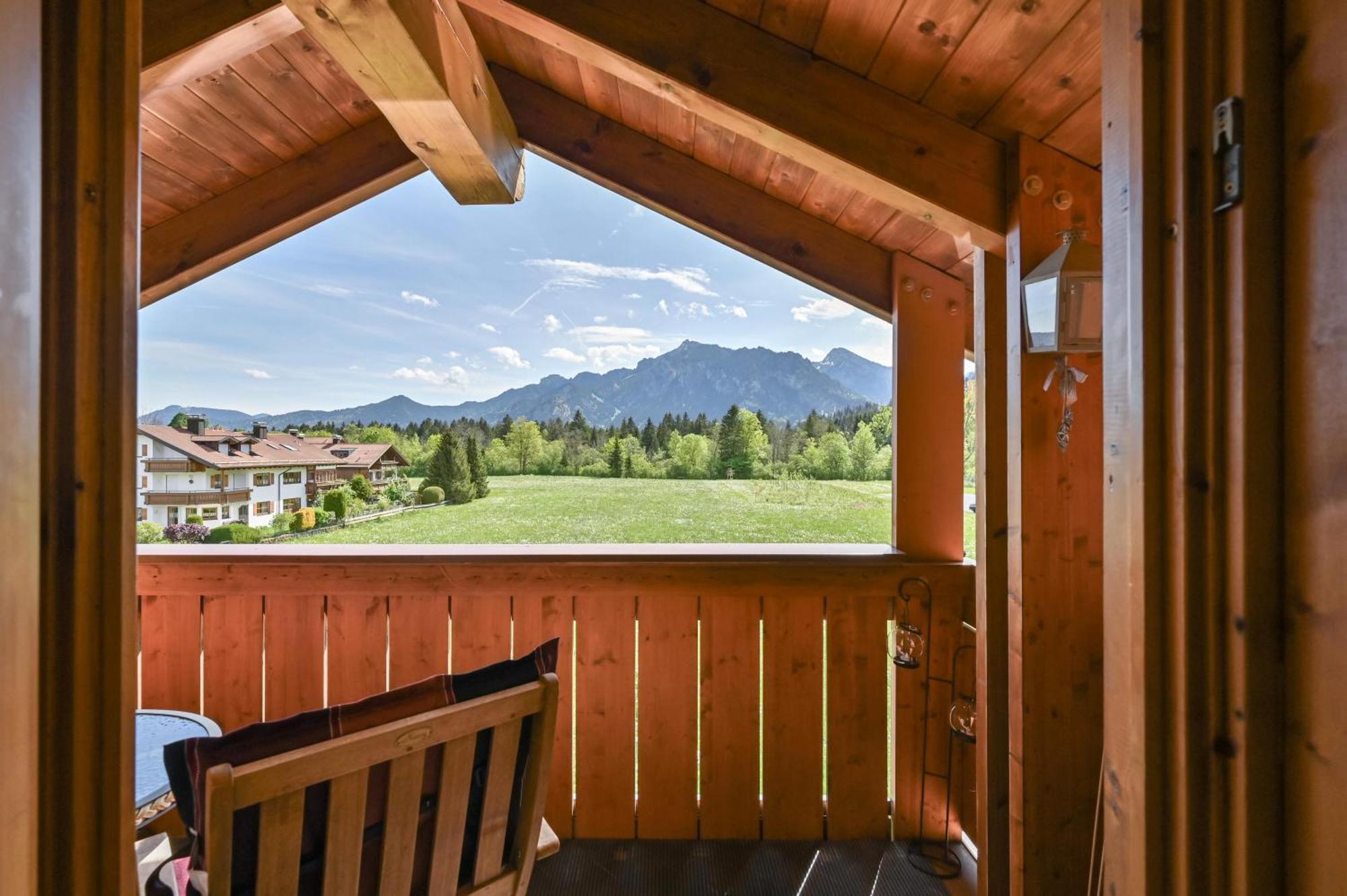 Chalet Im Haus Schlossblick Фюссен Экстерьер фото