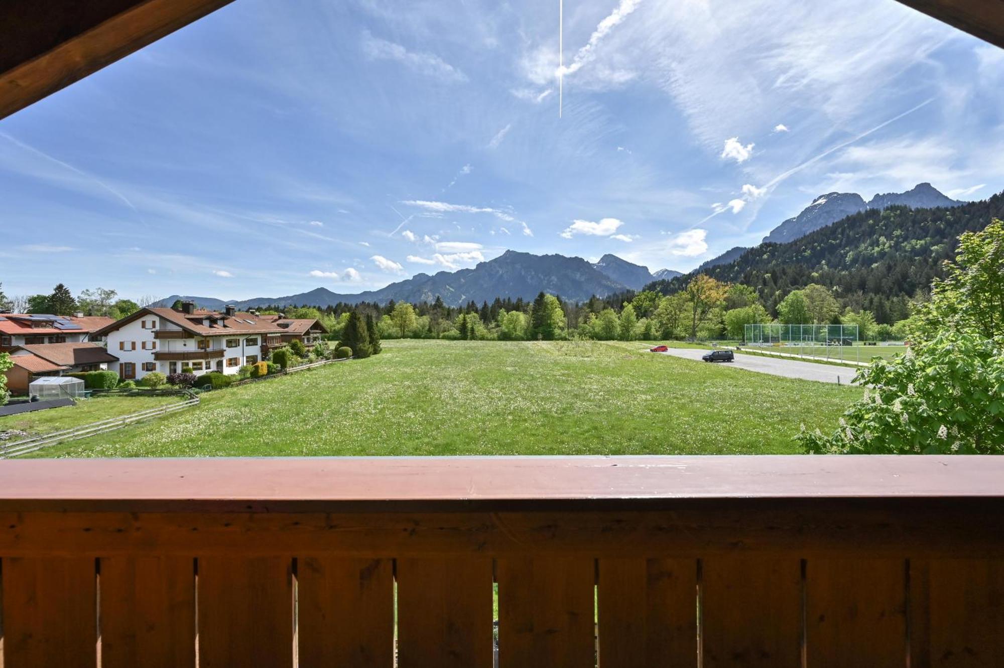 Chalet Im Haus Schlossblick Фюссен Экстерьер фото